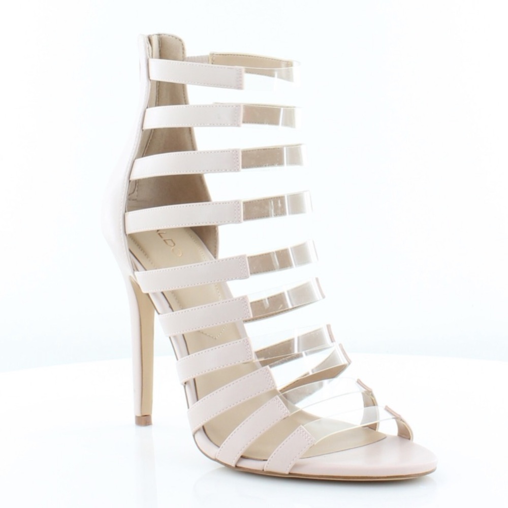 “Daysie” pink straps heels